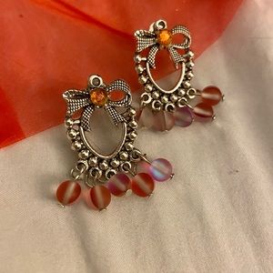 Women’s Tibetan Silver Christmas Earrings